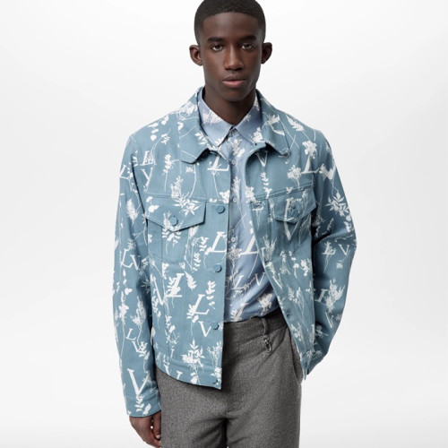 루이비통 남성 캐쥬얼 블루 자켓 - Louis vuitton Mens Blue Jackets - lv950x