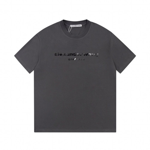 알렉산더왕 남성 그레이 반팔티 - Alexander wang Mens Gray Short sleeved Tshirts - alx239x