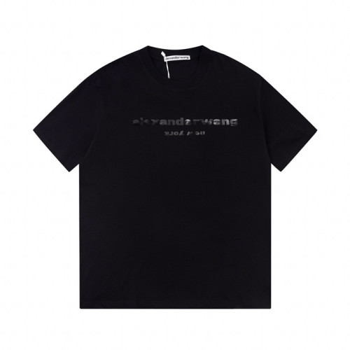 알렉산더왕 남성 블랙 반팔티 - Alexander wang Mens Black Short sleeved Tshirts - alx240x