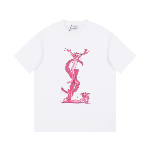 입생로랑 남성 화이트 크루넥 반팔티 - Saint laurent White Short sleeved Tshirts - ysl359x