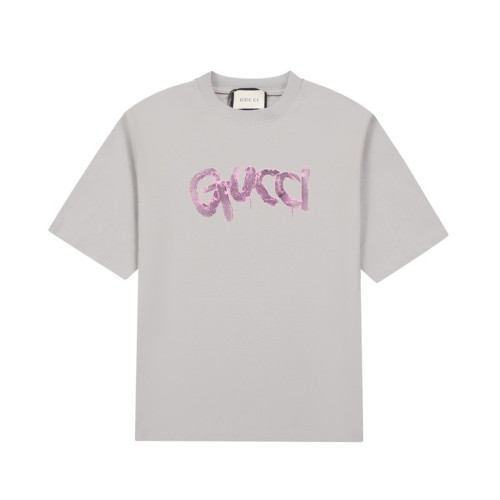 구찌 남/녀 그레이 크루넥 반팔티 - Gucci Unisex Gray Short sleeved Tshirts - gu711x