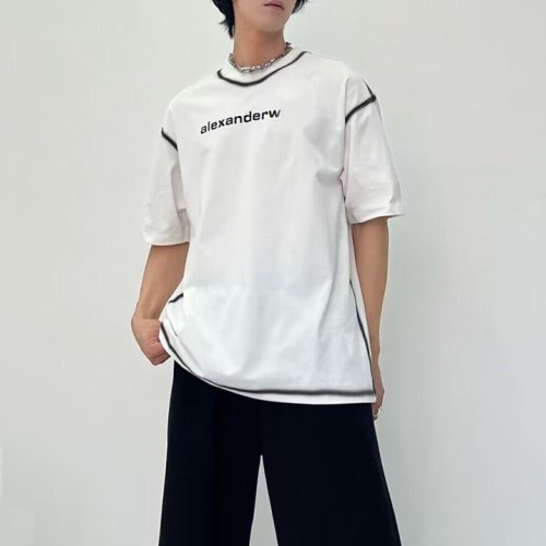 알렉산더왕 남성 화이트 반팔티 - Alexander wang Mens White Short sleeved Tshirts - alx242x
