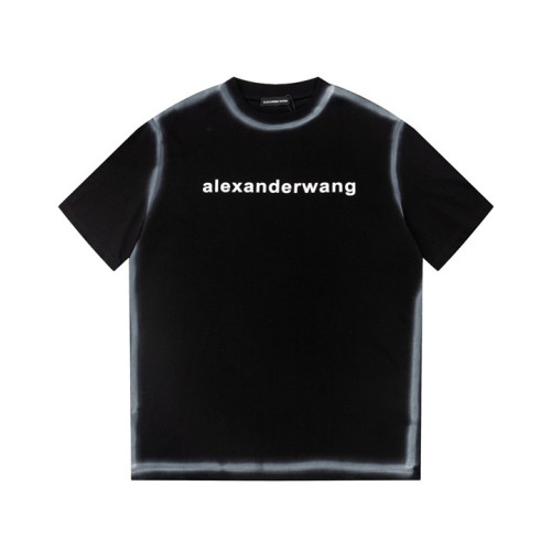 알렉산더왕 남성 블랙 반팔티 - Alexander wang Mens Black Short sleeved Tshirts - alx243x