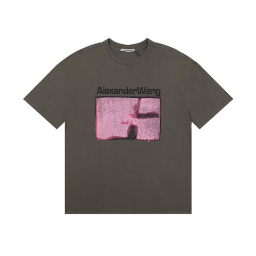 알렉산더왕 남성 그레이 반팔티 - Alexander wang Mens Gray Short sleeved Tshirts - alx249x