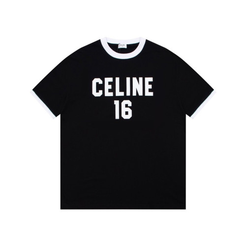셀린느 남성 크루넥 블랙 반팔티 - Celine Mens Black Short sleeved T-shirts - ce161x