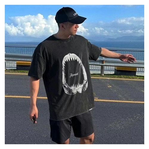리프리젠트 남성 그레이 크루넥 반팔티 - Represent Mens Gray Tshirts - re87x