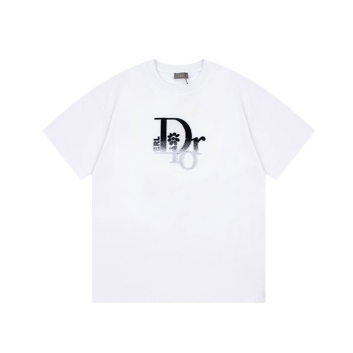 디올 남성 화이트 크루넥 반팔티 - Dior Mens White Short sleeved Tshirts - di498x