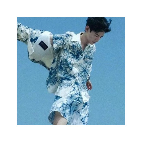 루이비통 남성 블루 반팔 셔츠 - Louis vuitton Mens Blue Half sleeved Shirts - lv1130x