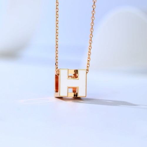 에르메스 여성 화이트 목걸이 - Hermes Womens White Necklace - acc119x