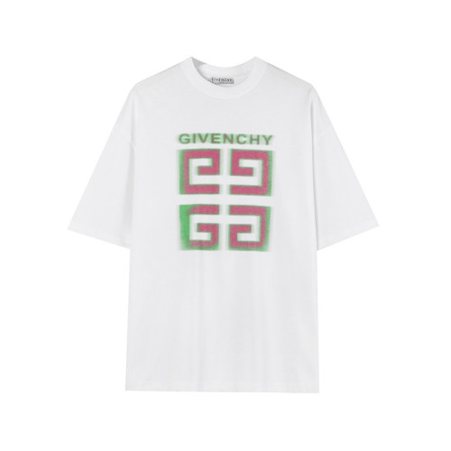 지방시 남성 크루넥 화이트 반팔티 - Givenchy Mens White Short Sleeved Tshirts - gi282x