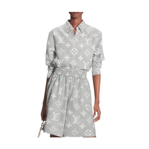 루이비통 여성 그레이 셔츠 - Louis vuitton Womens Gray Tshirts - lv1158x