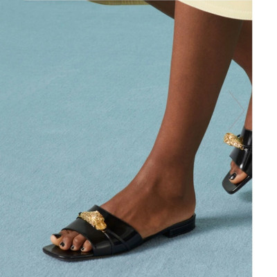 구찌 여성 블랙 슬리퍼 - Gucci Womens Black Slippers - gu756x