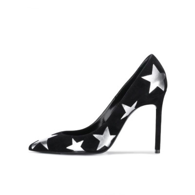 입생로랑 여성 블랙 펌프스 - Saint Laurent Womens Black Pumps - ysl383x