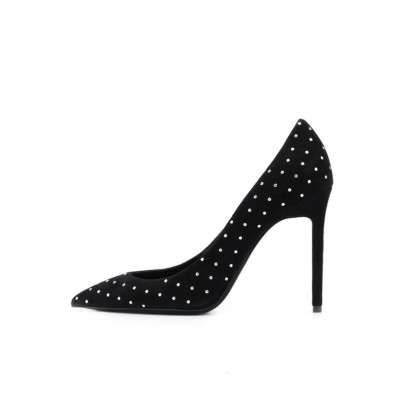 입생로랑 여성 블랙 펌프스 - Saint Laurent Womens Black Pumps - ysl384x