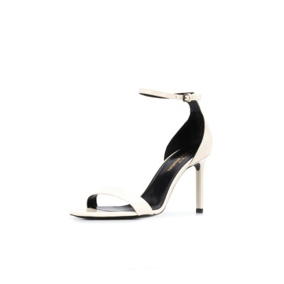 입생로랑 여성 화이트 하이힐 - Saint Laurent Womens White High-heels - ysl388x