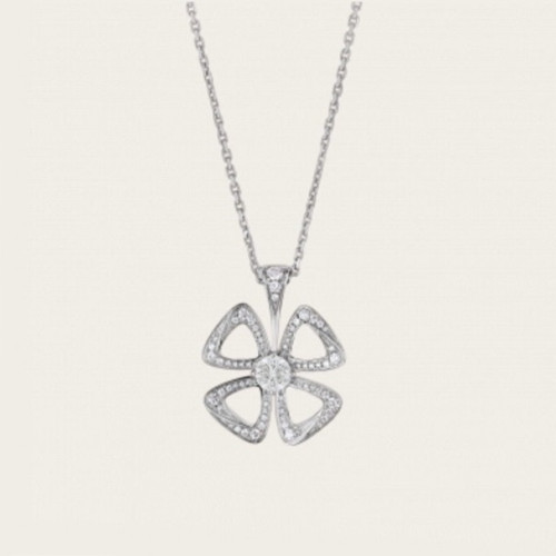 불가리 여성 화이트 골드 목걸이 - Bvlgari Womens White Gold Necklace - acc158x