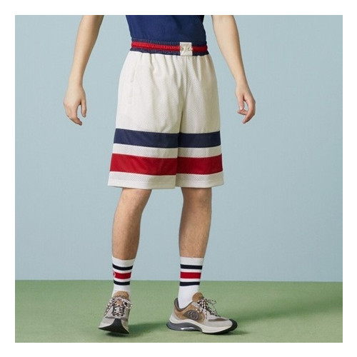 구찌 남성 캐쥬얼 화이트 반바지 - Gucci Mens White Half-pants - gu764x