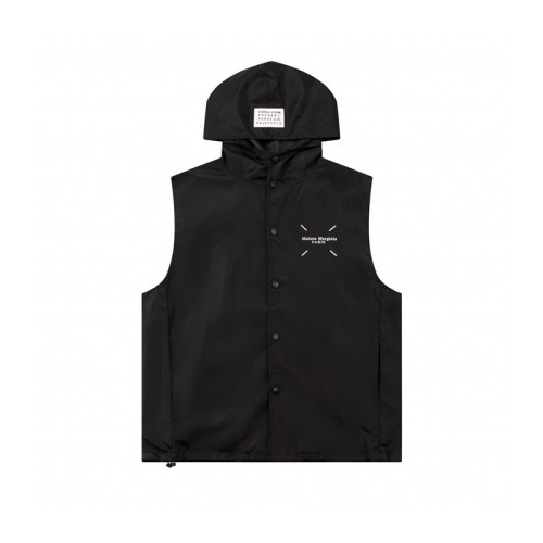 메종마르지엘라 남성 블랙 베스트 - Maison Margiela Mens Black Vest - mai189x