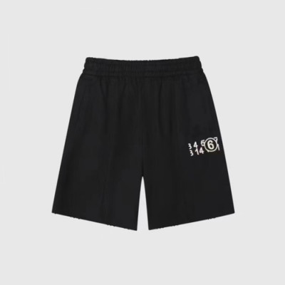 메종마르지엘라 남성 블랙 반바지 - Maison Margiela Mens Black Half-pants - mai193x