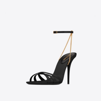 입생로랑 여성 블랙 하이힐 - Saint Laurent Womens Black High-heels - ysl397x