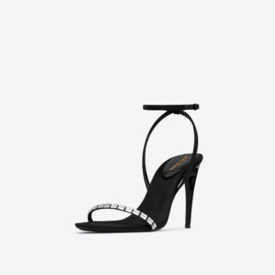 입생로랑 여성 블랙 하이힐 - Saint Laurent Womens Black High-heels - ysl399x
