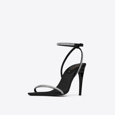 입생로랑 여성 블랙 하이힐 - Saint Laurent Womens Black High-heels - ysl400x