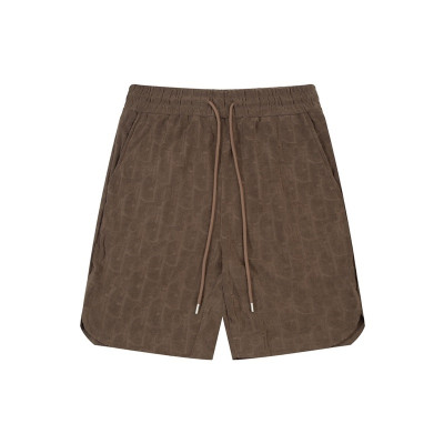디올 남성 캐쥬얼 브라운 반바지 - Dior Mens Brown Half-pants - di562x