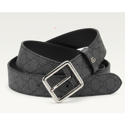 구찌 남성 모던 블랙 벨트 - Gucci Mens Black Belts - gu848x