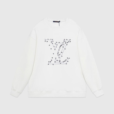 루이비통 남성 모던 화이트 맨투맨 - Louis vuitton Mens White Tshirts - lv1581x