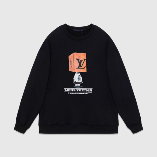 루이비통 남성 모던 블랙 맨투맨 - Louis vuitton Mens Black Tshirts - lv1582x