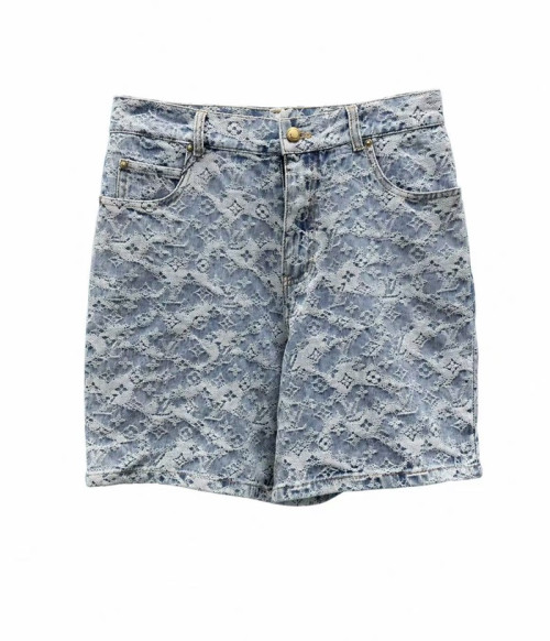 루이비통 남성 데님 반바지 - Louis vuitton Mens Denim Half-pants - lv1598x