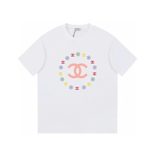 샤넬 남/녀 크루넥 화이트 반팔티 - Chanel Unisex White Tshirts - ch483x