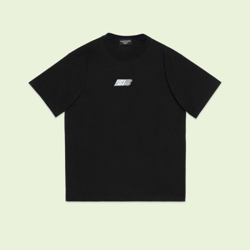 발렌시아가 남성 블랙 크루넥 반팔티 - Balenciaga Mens Black Short sleeved Tshirts - ba533x