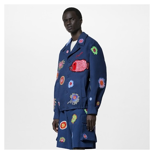 루이비통 남성 블루 자켓 - Louis vuitton Mens Blue Jackets - lv1658x