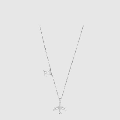 루이비통 남성 플레인 목걸이 - Louis vuitton Mens Plane Necklace - lv1661x