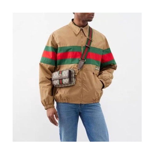 구찌 남성 카키 집업 자켓 - Gucci Mens Khaki Jackets - Gu905x