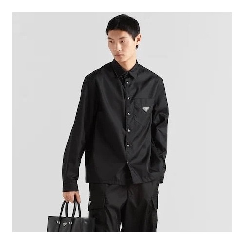 프라다 남성 모던 블랙 셔츠 - Prada Mens Black Tshirts - pr650x