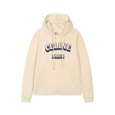 셀린느 남성 캐쥬얼 아이보리 후드티 - Celine Mens Ivory Hoodie - ce186x