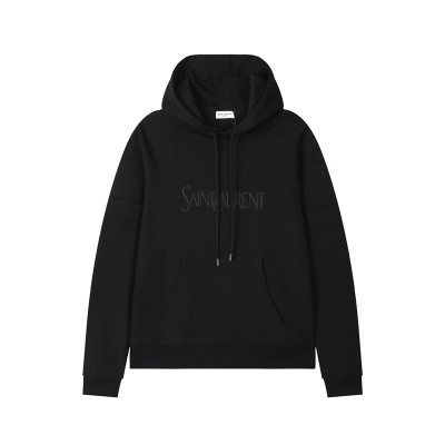 입생로랑 남성 캐쥬얼 블랙 후드티 - Saint laurent Mens Black Hoodie - ysl416x