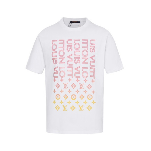 루이비통 남성 크루넥 화이트 반팔티 - Louis vuitton Mens White Short sleeved Tshirts - lv1738x