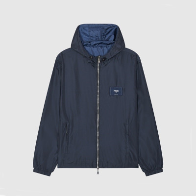 펜디 남성 네이비 양면 자켓 - Fendi Mens Navy Jackets - fe186x