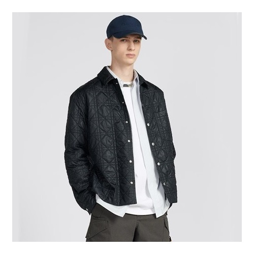 디올 남성 블랙 다운 자켓 - Dior Mens Black Down Jackets - di636x