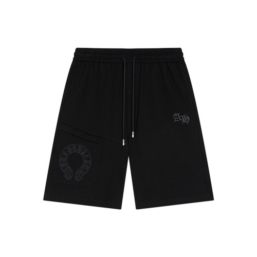 크롬하츠 남성 캐쥬얼 블랙 반바지 - Chrom Hearts Mens Black Half-pants - ch191x