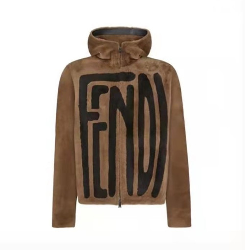 펜디 남성 카멜 밍크 자켓 - Fendi Mens Camel Mink Jackets - fe500x