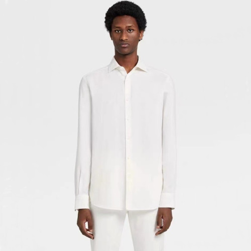 에르메네질도 제냐 남성 화이트 셔츠 - Ermenegildo Zegna Mens White Shirts - zeg106x