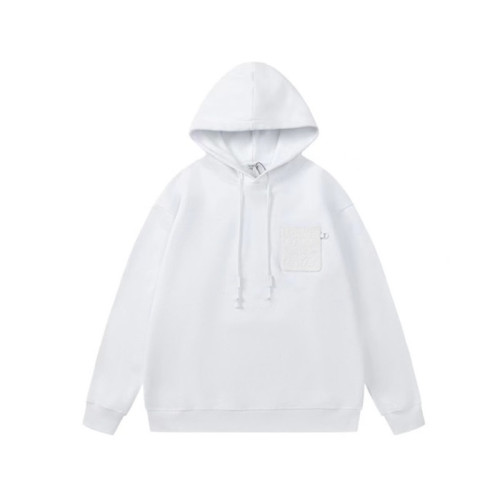 로에베 남성 캐쥬얼 화이트 후드티 - Loewe Mens White Hoodie - loe797x