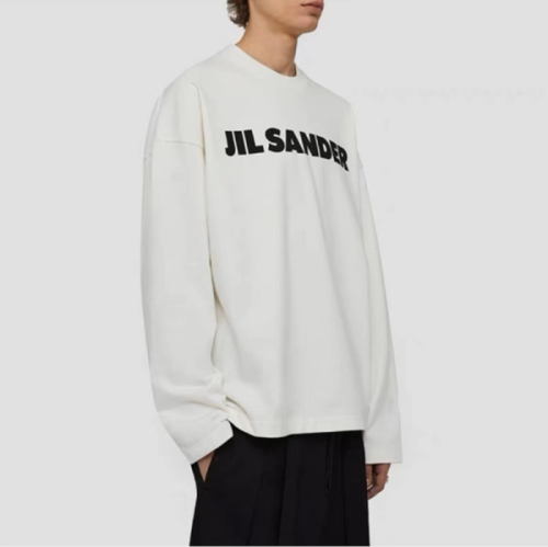질샌더 남성 베이직 화이트 맨투맨 - Jil Sander Mens White Tshirts - jil70x