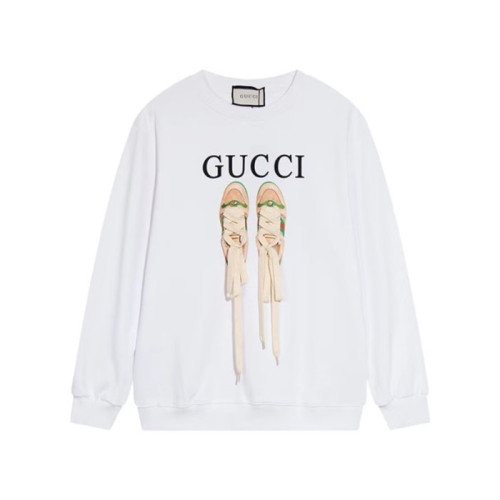 구찌 남성 베이직 화이트 맨투맨 - Gucci Mens White Tshirts - gu1013x
