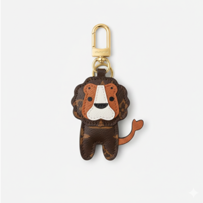 루이비통 남성 라이언 펜던트와 키링  - Louis vuitton Mens Brown Key Ring - acc219x