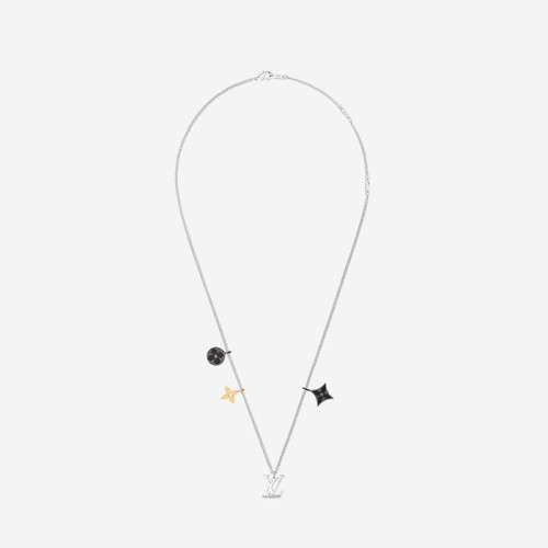 루이비통 남성 인스팅트 펜던트 목걸이 M00521 【매장-80만원대】 - Louis vuitton Mens White Gold Necklace - acc248x